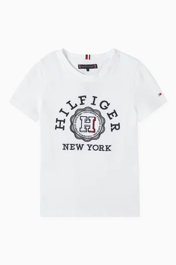 Monotype Archive Crest Logo T-Shirt in Cotton
