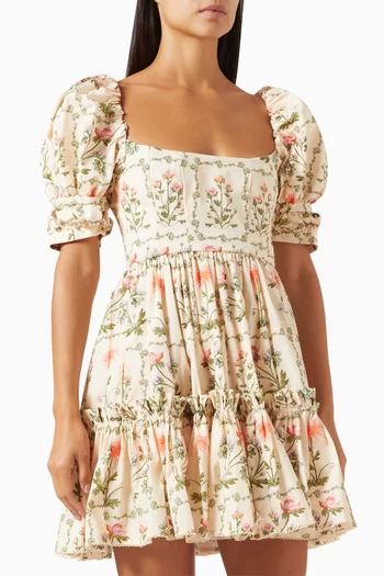 Alaria Oasis Mini Dress in Cotton
