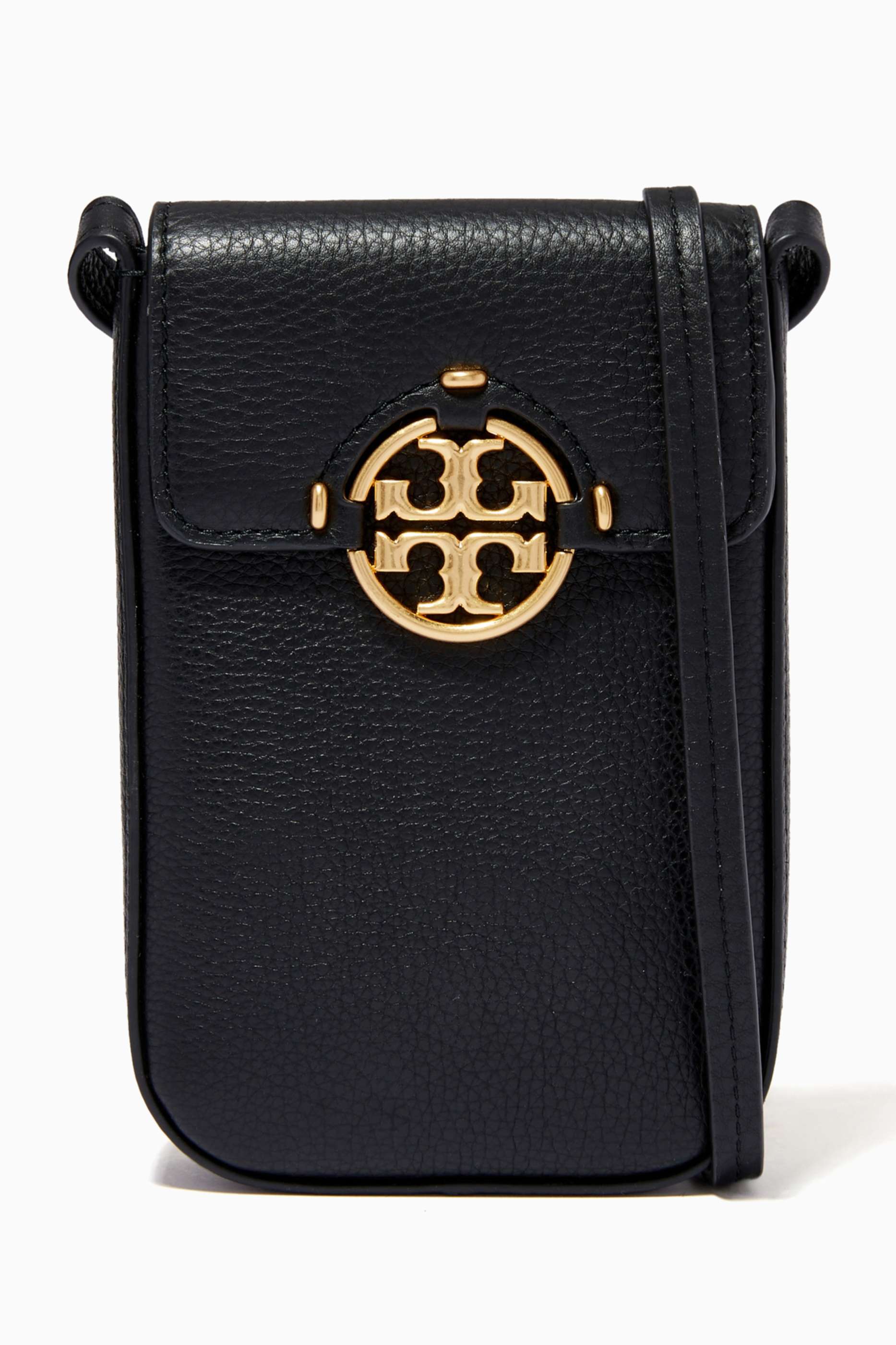 Tory Burch Miller Phone Crossbody Bag in Leather price in Doha