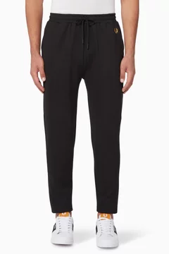 Buy Fred Perry Black Twill Track Pants For Men Online Ounass Qatar