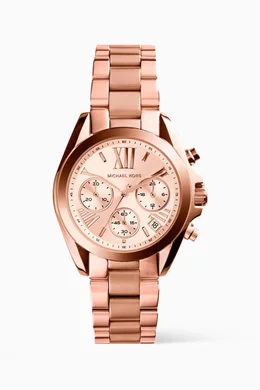 Buy Michael Kors Rose Gold Bradshaw Quartz Chronograph Watch