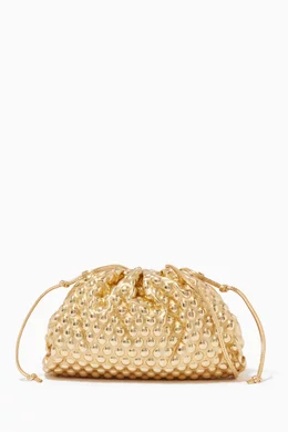 Bottega veneta pouch gold outlet