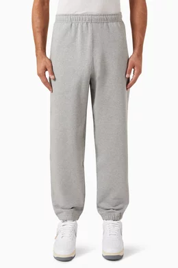 Grey nike swoosh sweatpants best sale