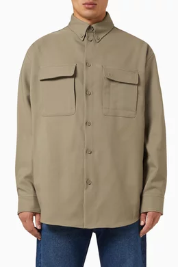 Off white sale military shirt