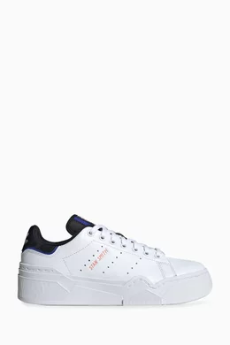 Buy adidas White Stan Smith Bonega 2B Sneakers in Leather for