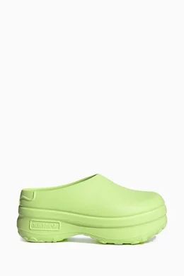 Buy adidas Yellow AdiFom Stan Smith Mules in Rubber for Women
