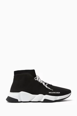 Balenciaga speed 2025 knit womens black