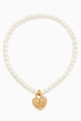 Coach pearl bracelet deals