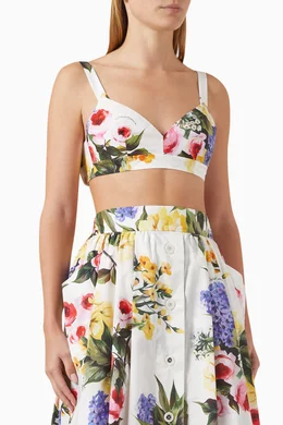 Dolce & Gabbana Garden Printed Bralette