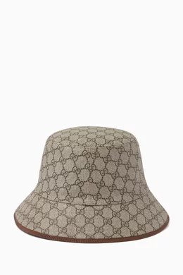 Gucci top canvas fedora
