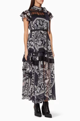 knee length dresses for ladies Tasha Turtleneck Midi Dress