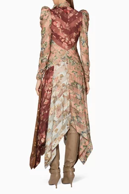 chinese dress ladies ZIMMERMANN Veneto Perennial ruffled broderie anglaise gauze and lace d –  Uberchique main image 1