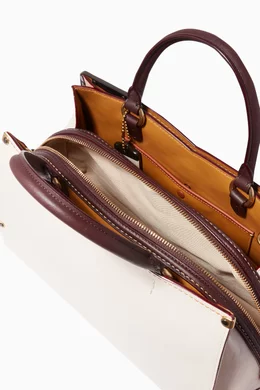 Buy Coach White Chalk Tea Rose Mason Carryall Bag For Women Online Ounass Qatar