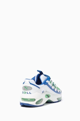 Buy Puma White White, Green Blue Cell Endura Patent 98 Sneakers