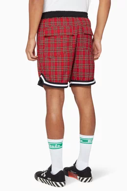 Plaid basketball shorts online
