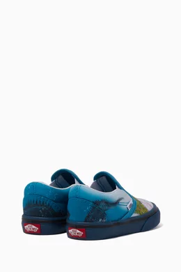 Buy Vans Blue X Molo Classic Slip On Shoes For Boys Online Ounass Qatar