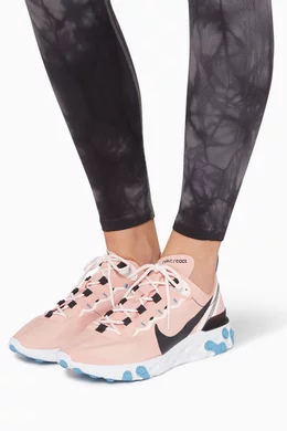 Pink nike react element 55 clearance