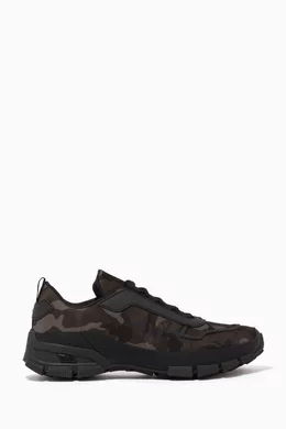 Buy Prada Grey Cross Section Camouflage Sneakers For Men Online Ounass Qatar