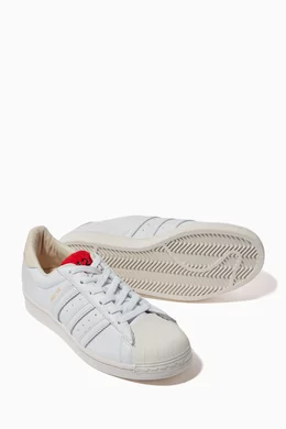 Buy adidas White x 424 Shell Toe Leather Sneakers For Men Online