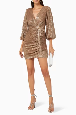 lavish alice gold sequin dress SIDONIA main image 1