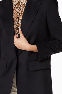 Buy Max Mara Blue Eva Camel Wool Blazer For Women Online Ounass