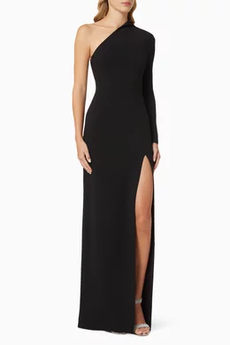 chinese dress ladies Petal and Pup Women's Nadia One Shoulder Maxi Dress - Sage