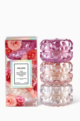 タイムセール 探し方 Gift Candle Macaron 3 Roses Voluspa Buy Set, For savings 20% 小物入れ