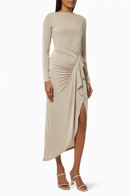 vanessa wrap jersey maxi dress Buy Significant Other Neutral in Stretch For Women Online YGroup_179
