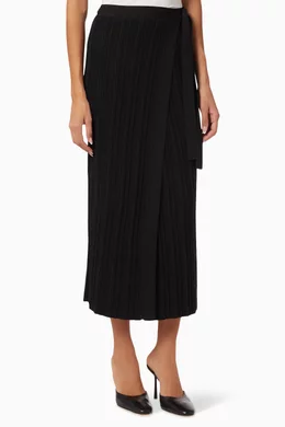 Buy Significant Other Black Amelia Skirt in Knit For Women Online