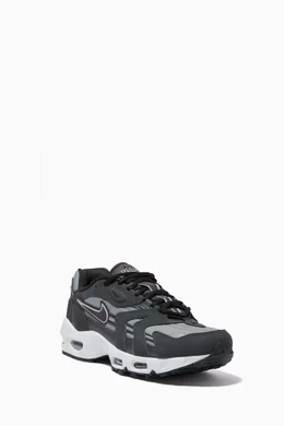 Buy Nike Grey Air Max 96 II Sneakers in Ripstop Nylon For Men