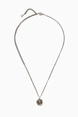 ALEXANDER MCQUEEN SNAKE COIN NECKLACE