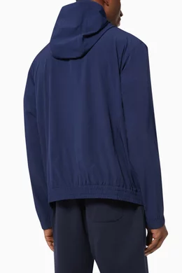 Buy Polo Ralph Lauren Blue Packable Hooded Jacket in Technical
