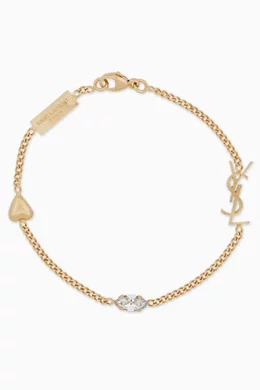 ブレスレット Saint Laurent | Cassandre charm bracelet l & rhinestones 0400020816617?wid=900