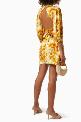 slim fit dress slacks Nisha Metallic Draped Sleeve Gown - Oro Gold Strapless Metallic Puff Sleeve  Gown main image 0