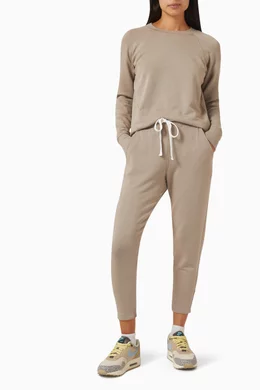 Buy Splits59 Neutral Warm Up Sweatshirt in Fleece For Women Online