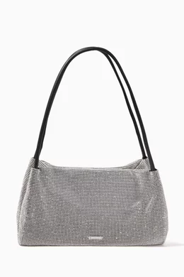 ショルダーバッグ・ポシェット STAUD 'Penny Crystal' shoulder bag STAUD Penny crystal-embellished shoulder bag | THE OUTNET