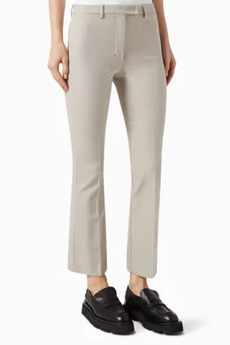 Buy Max Mara Neutral Fatina Pants in Stretch-cotton