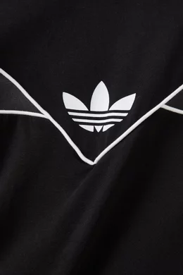 تسوق تي شيرت أديكولور بطبعة شعار الماركة قطن جيرسيه أديداس أسود