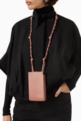 Buy Jil Sander Black Tangle Phone Case in Palmellato Leather