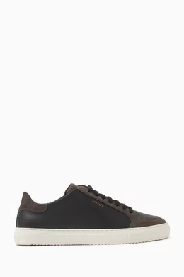 Buy Axel Arigato Black Clean 90 Sneakers in Leather Suede For