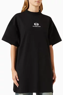 Buy Balenciaga Black Unity Sports Icon Deconstructed T-Shirt