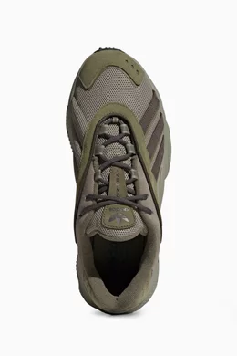 Buy adidas Grey Oztral Sneakers in Leather For Men Online Ounass