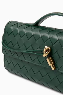 BOTTEGA VENETA ロングアンディアーモクラッチ 大人気 ブラック Long Andiamo イントレチャートレザー クラッチ