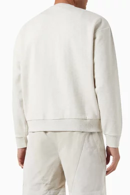 Buy Kith Neutral Wreath Orbit Nelson Sweatshirt in Cotton