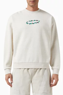 KITH Wreath Orbit ネルソン スウェットシャツ 送料込み Buy Kith Neutral Wreath Orbit Nelson Sweatshirt in Cotton