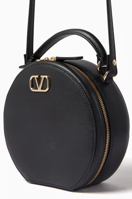 Buy Valentino Garavani Black Valentino Garavani Mini VLOGO Signature Bag in Calfskin For Women Online Ounass Qatar