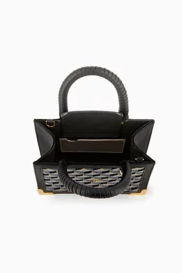 Buy Fauré Le Page Black SagaCity 18 - Spark Tote Bag in Jacquard