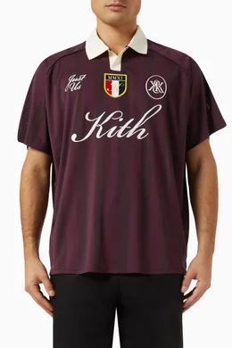 Kith Shadow Stripe Marcel Soccer Top - Black