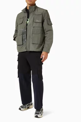 Buy Dime Green Fishing Zip-off Jacket For Men Online | Ounass Qatar