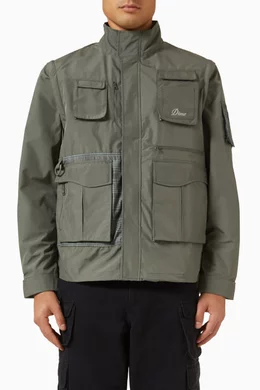 Buy Dime Green Fishing Zip-off Jacket For Men Online | Ounass Qatar